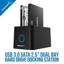 Дубликатор SABRENT DS-2SSD USB 3.0 до SSD / 2.5