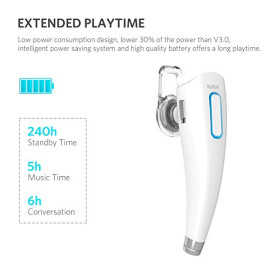 Гарнітура Yoobao YBL-105 Bluetooth для IPhone, Samsung білий