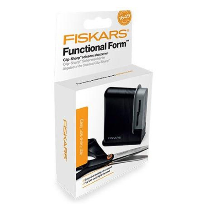 Точилка для ножниць Fiskars Functional Form чорно-сіра (1000812/859600)