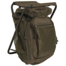 Туристичний (рибальський) стілець рюкзак Sturm Mil-Tec olive 20 л (14059001), США