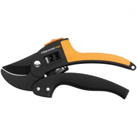 Контактний секатор із храповим механізмом PowerStep™ Fiskars (1000575) (111670), Фінляндія