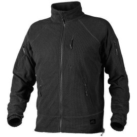 Флісова кофта HELIKON-TEX ALPHA TACTICAL GRID FLEECE Black (BL-ALT-FG-01)