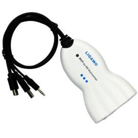 Конвертер Ligawo 6526623 сигналу Mini Displayport МДП/Thunderbolt в композитний / S-Video