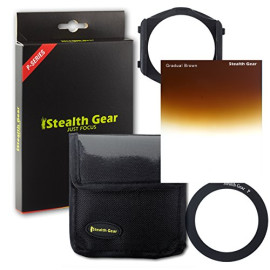 Светофильтр Stealth Gear 55 mm градиентный SGPSTKITBR55 под держатель Cokin коричневый