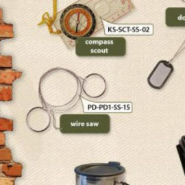 Пила-струна з кільцями Helikon Wire Saw (PD-PD1-SS-15)