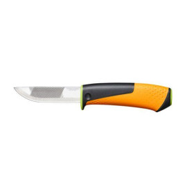 Нож Fiskars для тяжелых работ с точилкой  (1023619)
