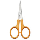 Портнівські ножиці Fiskars Classic для вишивання, 10 см, прямі, оранжеві (1005143)
