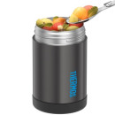 Термос для еды с ложкой Thermos Funtainer Food Jar Charcoal New 123021 470 мл