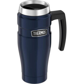 Thermos Stainless King Travel Mug, Midnight Blue, 470 ml