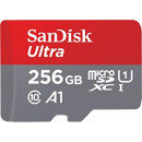Карта пам'яті SanDisk 256Gb Ultra MicroSDXC Class 10 UHS-I A1 + SD-адаптер (SDSQUAR-256G-GN6MA)
