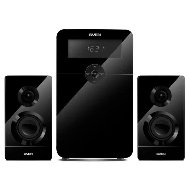 Акустична система SVEN MS-2250 Чорна Система 2.1 80 Вт Bluetooth FM-радіо USB/SD (SV-016722)