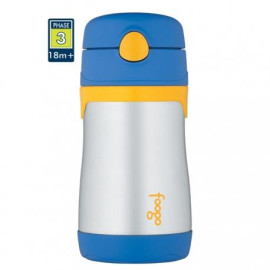 Термокружка детская с трубочкой THERMOS FOOGO VACUUM, BLUE (110010)