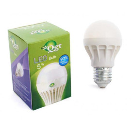 Светодиодная лампочка QGT 5W 6000K 220V E27