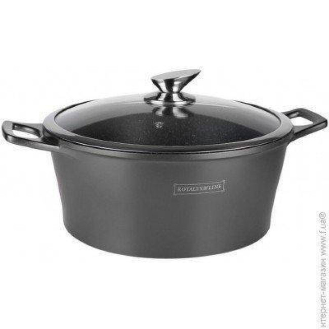 Набір посуду Royalty Line RL-ES1015M чорний, 14пр.