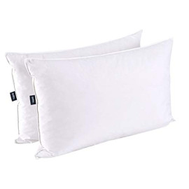 Набір подушок Umi.Essentials, 2 шт, 74 х 48 см, гусячий пух, білий, УЦІНКА
