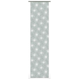 Рулонні жалюзі - змінна тканина, блідо-бірюзовий з квітами, без кріплення, 60x245 см