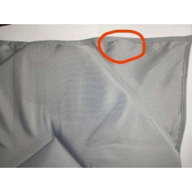 Подушка DOUCEUR D'INTÉRIEUR для стула з 4 петлями, 36 * 36 * 3,5 см сіра, Б/У