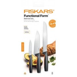 Набір кухонних ножів Fiskars Functional Form™ 3 шт 1057559