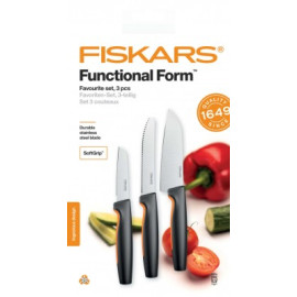 Набір кухонних ножів Fiskars Functional Form ™ Фаворіт 3 шт 1057556/n