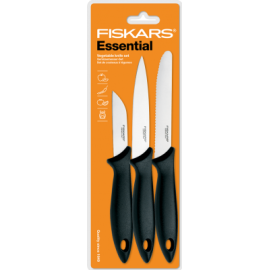 Набор ножей для чистки Fiskars Essential 3 шт (1023785)