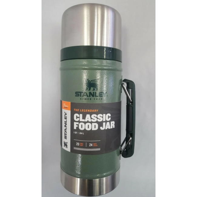 Термос для еды STANLEY Classic 0,94L темно-зеленый 10-07937-003
