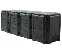 Компостер садовий Prosperplast 1600L чорний, 4-сегменти (PIKSM1600C-S411)