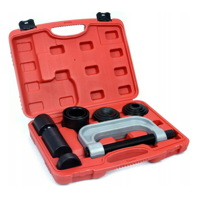 Набор инструментов для монтажа и демонтажа втулок/сайлентблоков Mar-Pol M66770 9 предметов в пластик