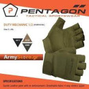 Рукавички PENTAGON DUTY MECHANIC 1/2 Gloves Olive (P20010-SH-06)