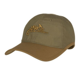 Бейсболка HELIKON-TEX Logo PolyCotton Ripstop Adaptive Green/Coyote (CZ-LGC-PR-1211A)