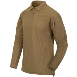 Футболка HELIKON-TEX с длинным рукавом Range Polo Coyote (PD-RNG-TC-11)