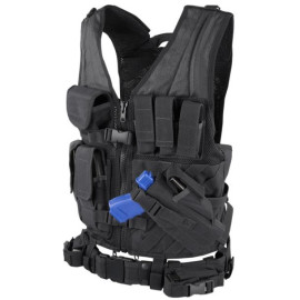 Розвантаження - жилет CONDOR Cross Draw Vest Black (CV-002)