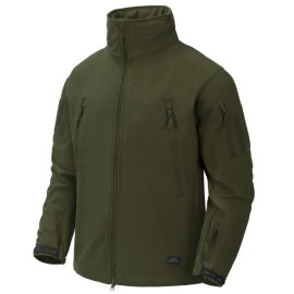 Куртка HELIKON-TEX Gunfighter Jacket Shark Skin Windblocker Оливковий Зелений (KU-GUN-FM-02)