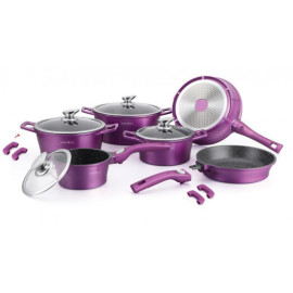 Набір каструль Royalty Line RL-ES2014M Purple 14 штук