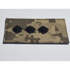 Погон шеврон ПАТРІОТ Старший лейтенант /тк.NDU 3D/n