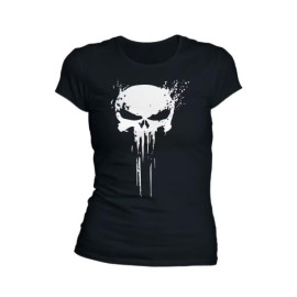 Футболка Женская TIGERWOOD T-shirt Punisher Хлопок Black