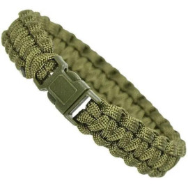 Браслет MIL-TEC из паракорда 15 мм Olive (16370101)