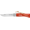 Складной нож OPINEL № 07 Trekking, inox, з ремінцем, ORANGE (002208)