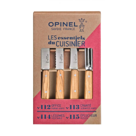 Набір ножів OPINEL ESSENTIALS BOX SET, OLIVEWOOD (002163)