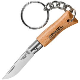 Складной нож - брелок OPINEL № 02 inox, NATURAL (000065)