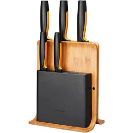 Набор кухонных ножей Fiskars Bamboo Design Knife Block з 5 шт (1057552)
