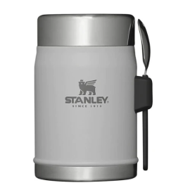 Термос для їжі з ложкою STANLEY classic 400 мл, Ash Grey (10-09382-083)