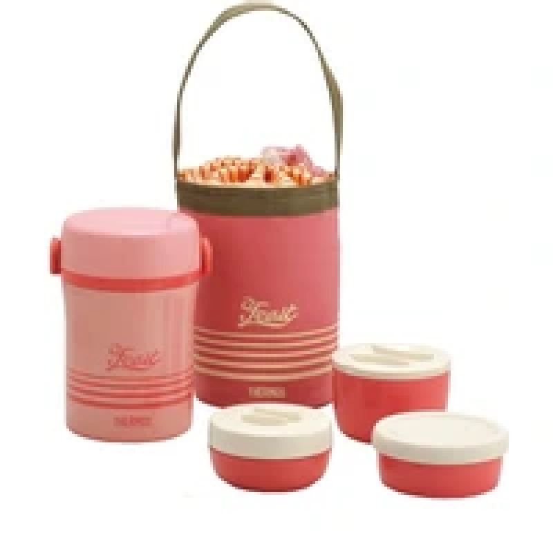 Контейнер для дитячого харчування Thermos Baby Carrier Pink 123031, набір контейнерів для їжі