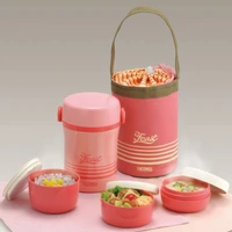 Контейнер для дитячого харчування Thermos Baby Carrier Pink 123031, набір контейнерів для їжі