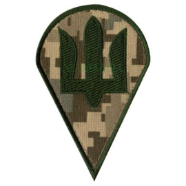 Шеврон PATCH ПАТРИОТ Десантно-штурмові війська тканина піксель