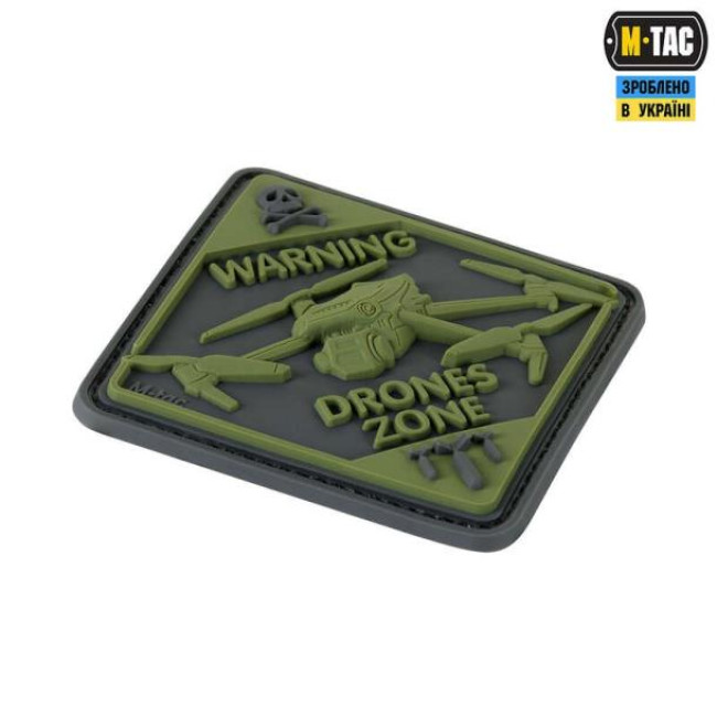 Шеврон PATCH M-TAC DRONE ZONE PVC (51346001) Olive (51346001)