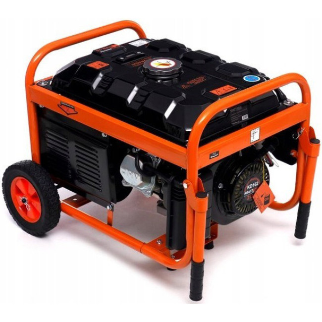 Генератор бензиновый однофазный Kraft&Dele KD162 3500W (Польша)