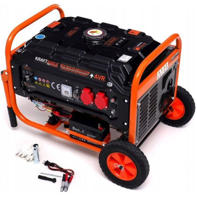 Генератор бензиновый однофазный Kraft&Dele KD162 3500W (Польша)
