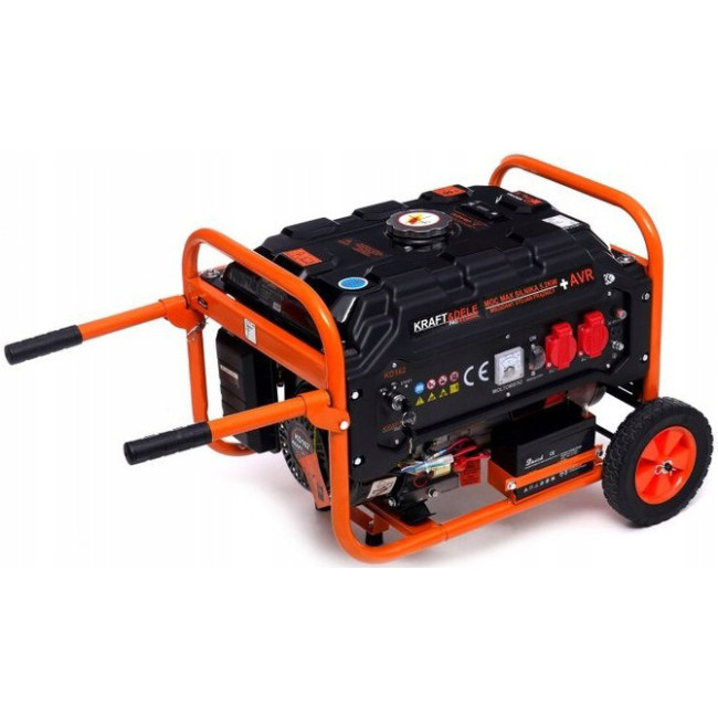 Генератор бензиновый однофазный Kraft&Dele KD162 3500W (Польша)