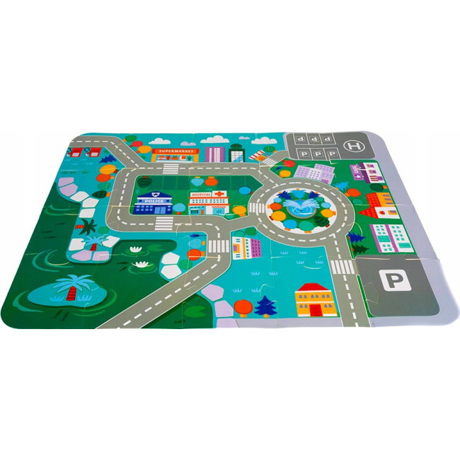 Деревянный конструктор Iso Trade City 115 шт. (Польша)