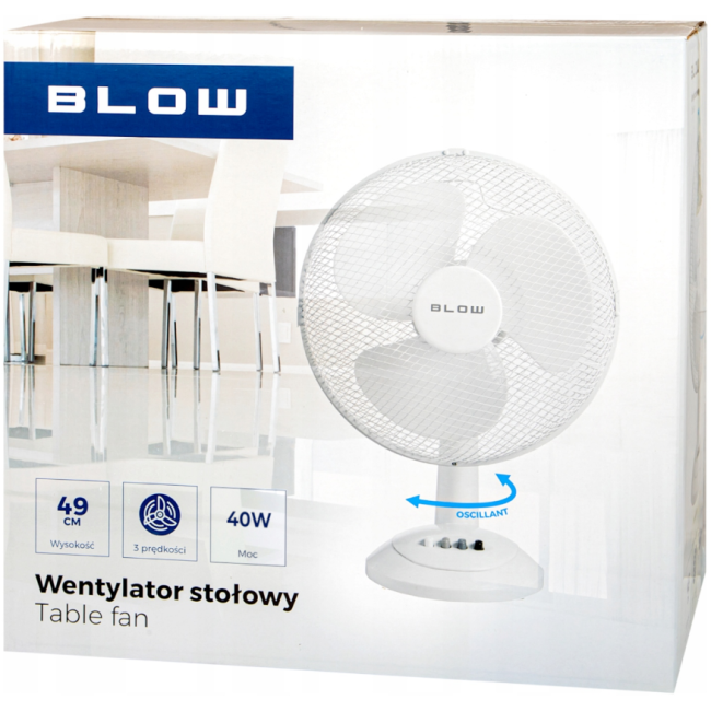 Вентилятор настольный Blow 44-063 (Польша)